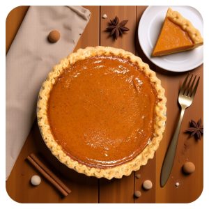 8" Pumpkin Pie - 10/24oz