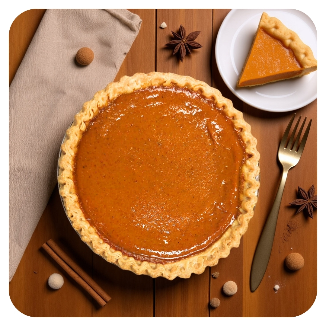 8" Pumpkin Pie - 10/24oz
