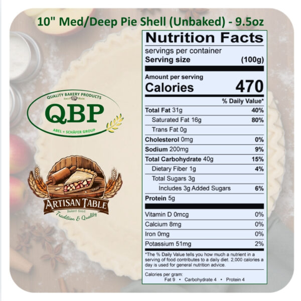 10" Med/Deep Pie Shell - 24/9.5oz - Image 4
