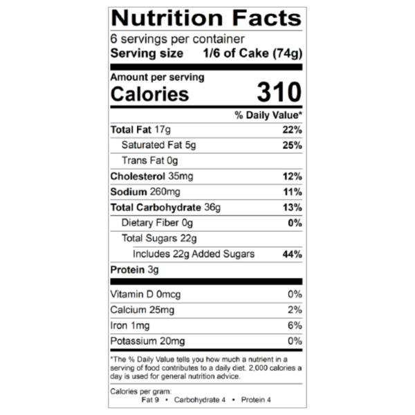 Cinnamon Loaf Cake - 12/16oz (Draft) - Imagen 2