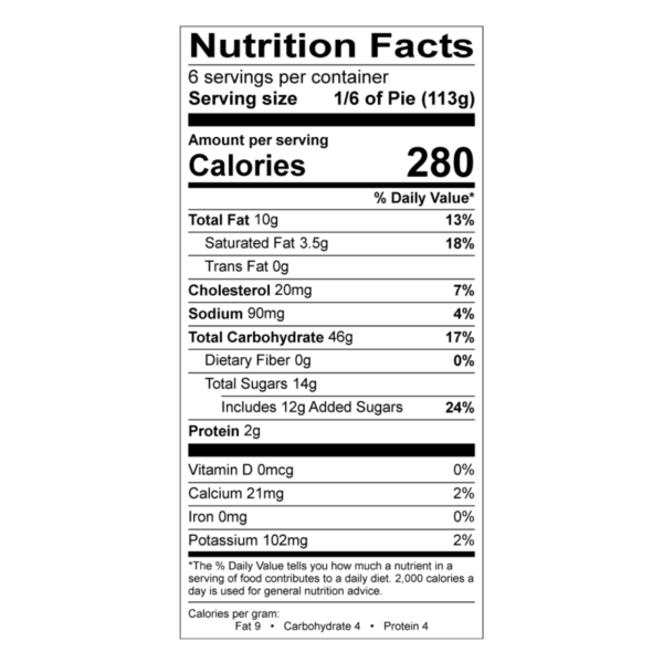 8" Sweet Potato Pie - 10/22.75oz - Image 3