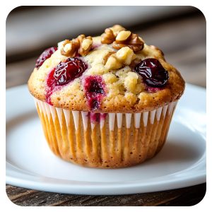 Cranberry-Walnut Muffin