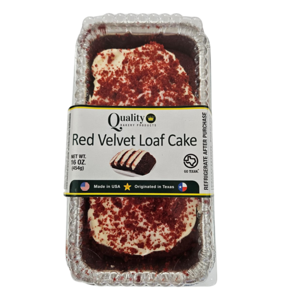 Red Velvet Loaf Cake w/ Icing - 12/16oz - Image 2