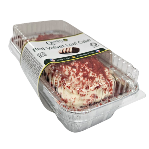 Red Velvet Loaf Cake w/ Icing - 12/16oz - Image 3