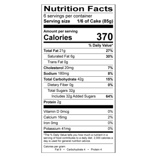 Red Velvet Loaf Cake w/ Icing - 12/16oz - Image 4