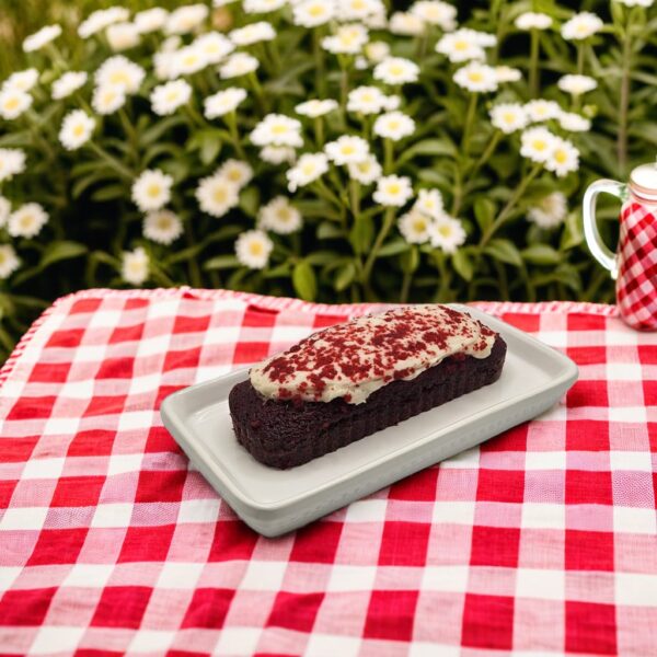 Red Velvet Mini Loaf Cake w/ Icing - 24/3.75oz - Image 6