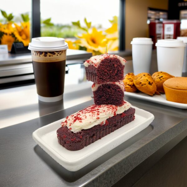 Red Velvet Mini Loaf Cake w/ Icing - 24/3.75oz - Image 8
