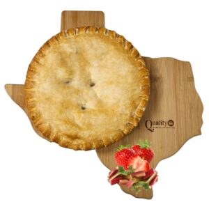 8" Strawberry Rhubarb Pie - 10/28oz