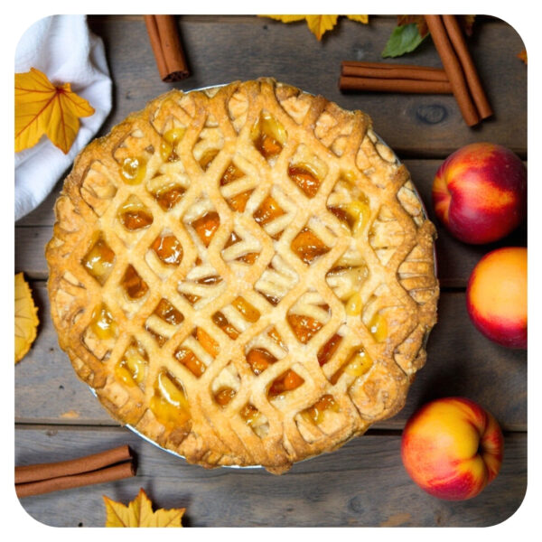 8" Lattice Peach Pie - 10/26.5oz