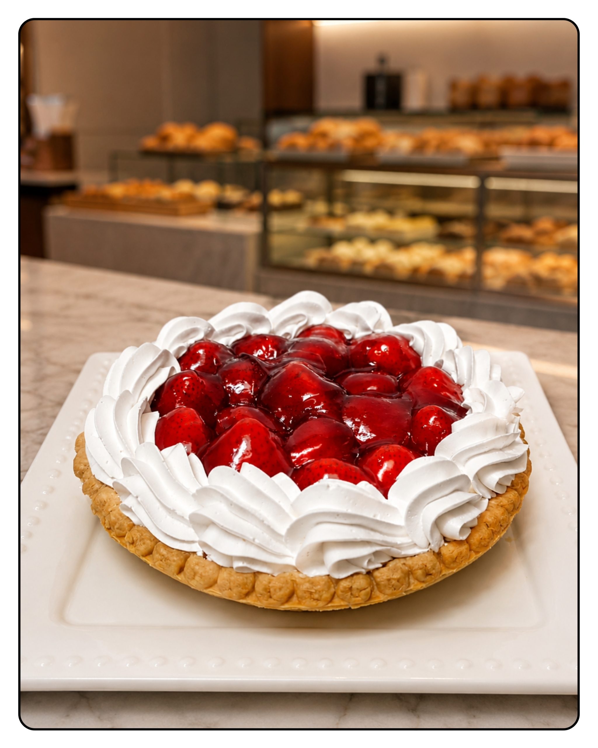 Strawberry pie glaze